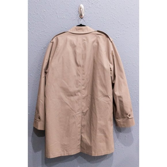 London Fog Maincoats Medium Khaki Mens Jacket, Size 44 Long - Picture 2 of 4